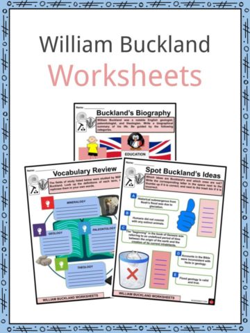 William Buckland Worksheets