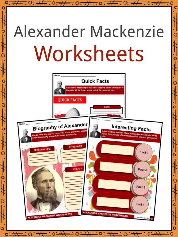 Alexander Mackenzie Worksheets