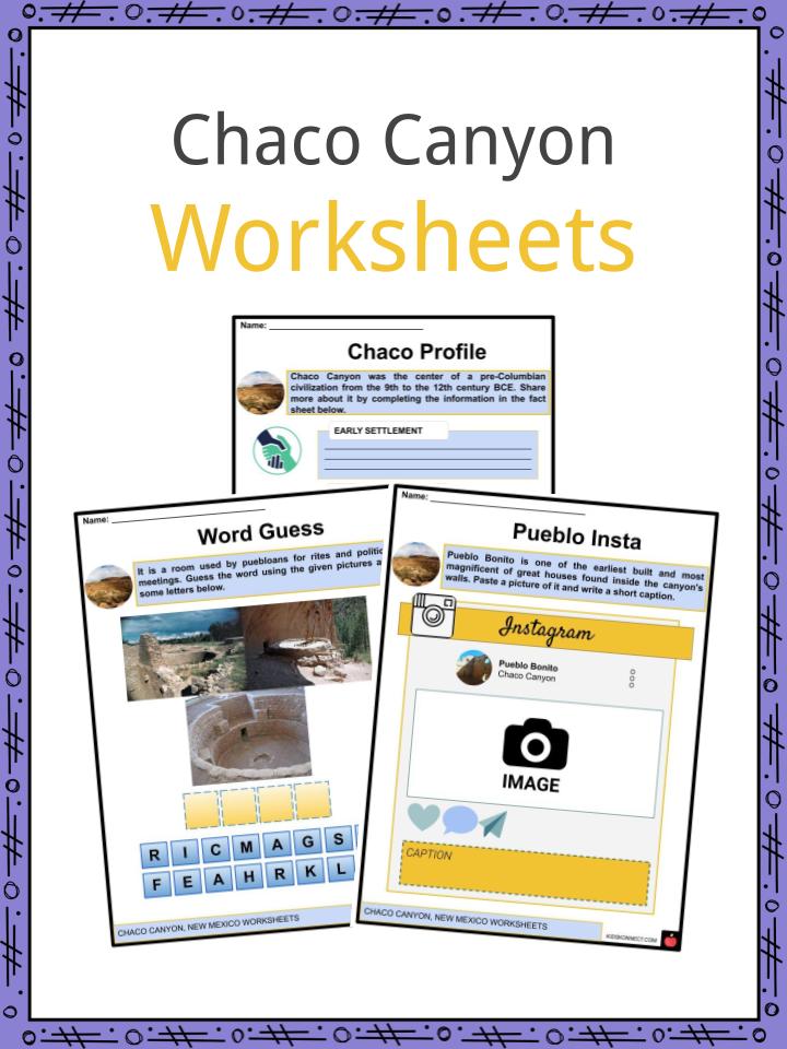 Chaco Canyon Worksheets
