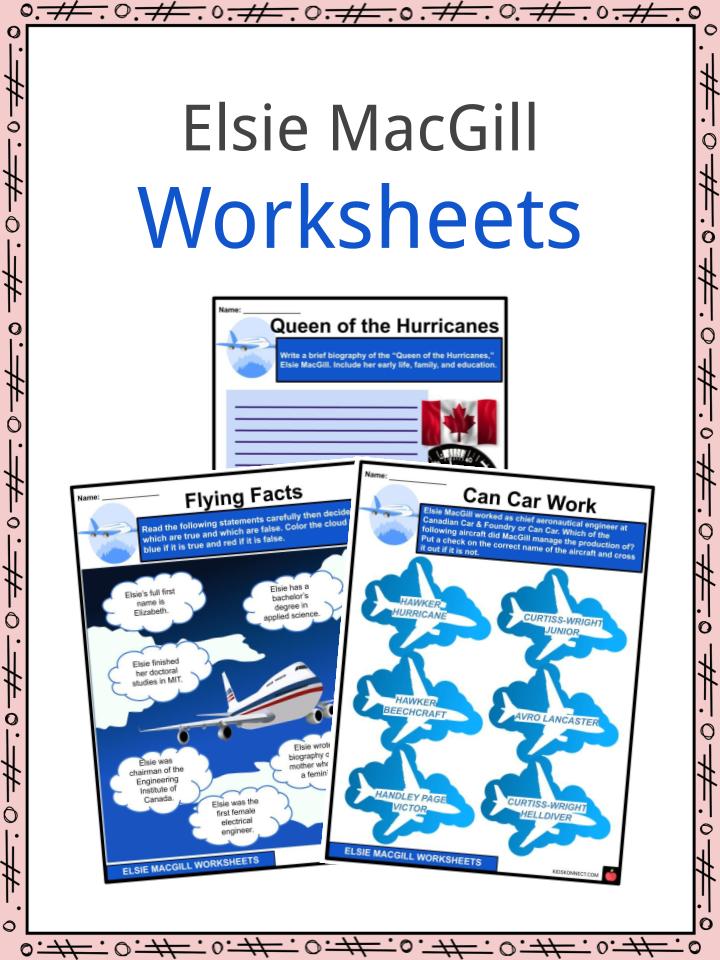 Elsie MacGill Worksheets