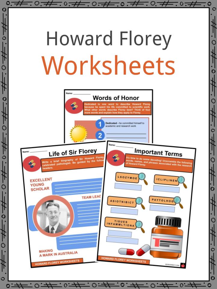 Howard Florey Worksheets