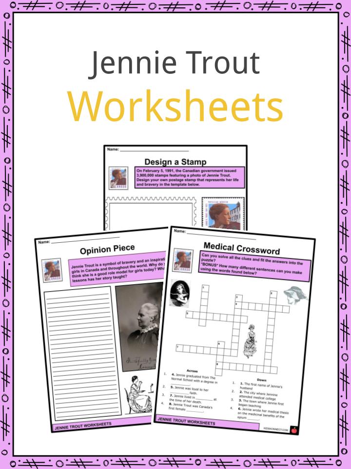 Jennie Trout Worksheets