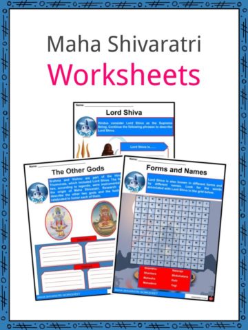 Maha Shivaratri Worksheets