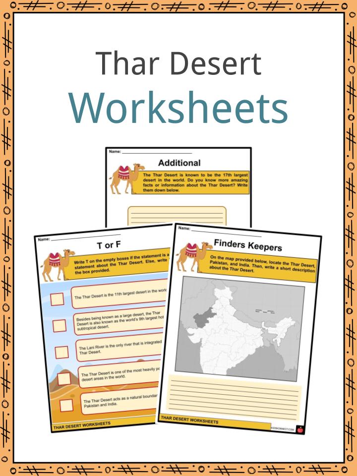 Thar Desert Facts, Worksheets, Geography & Biodiversity For Kids