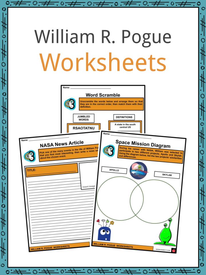 William R. Pogue Worksheets
