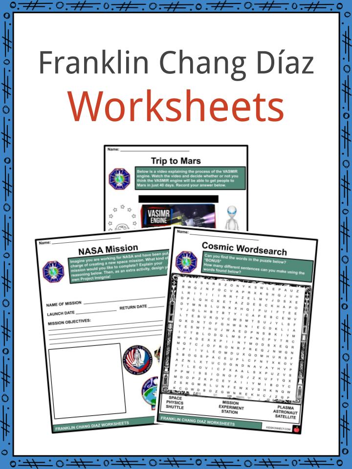 Franklin Chang Díaz Worksheets