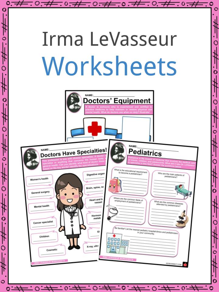 Irma LeVasseur Worksheets