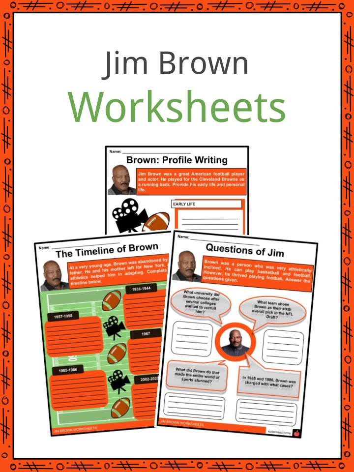 Jim Brown Worksheets