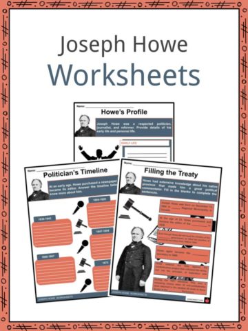Joseph Howe Worksheets