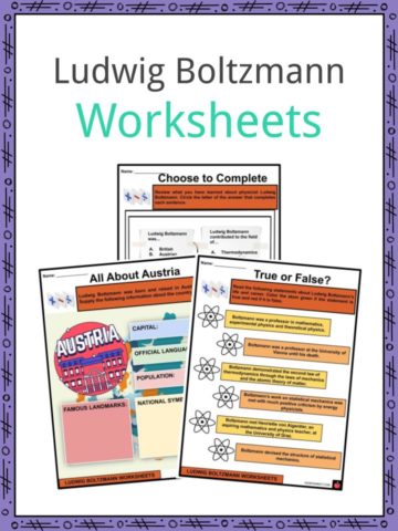 Ludwig Boltzmann Worksheets