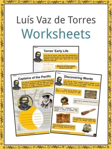 Luís Vaz de Torres Worksheets