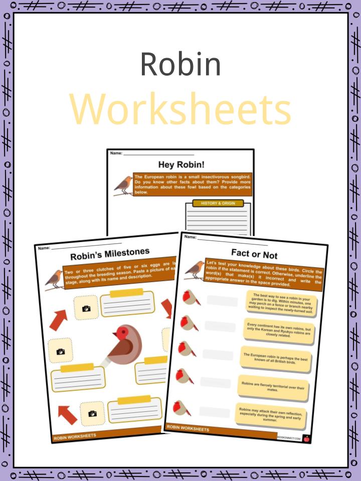Robin Worksheets