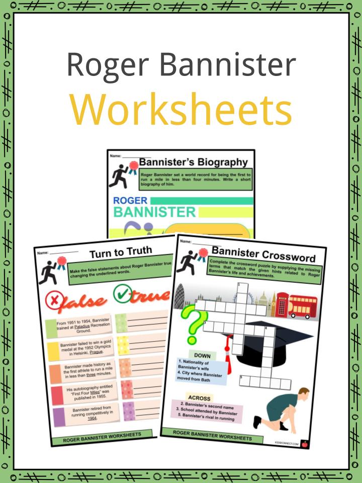 Roger Bannister Worksheets
