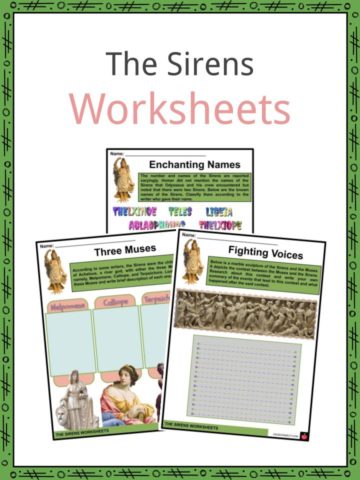 The Sirens Worksheets