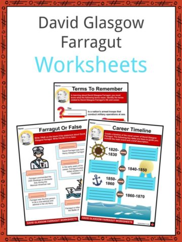 David Glasgow Farragut Worksheets