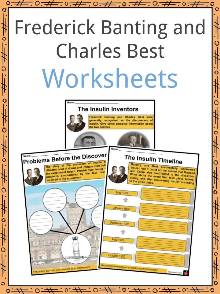 Frederick Banting and Charles Best Worksheets