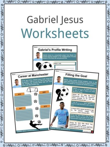 Gabriel Jesus Worksheets