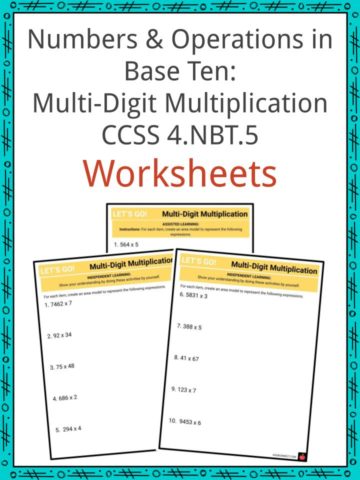 Numbers & Operations in Base Ten Multi-Digit Multiplication CCSS 4.NBT.5
