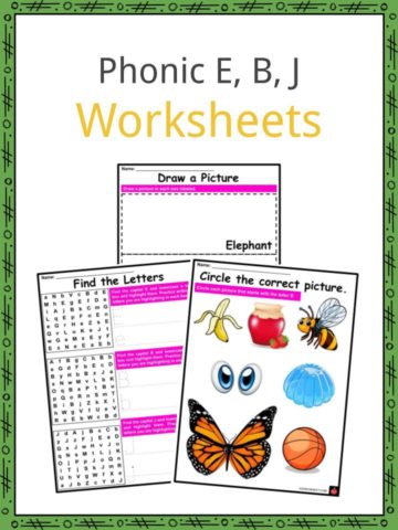 Phonic E, B, J Worksheets