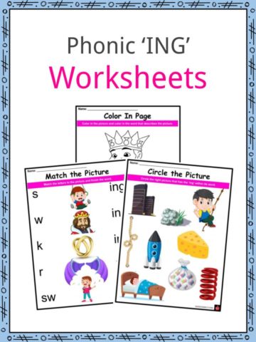 Phonic ‘ING’ Worksheets