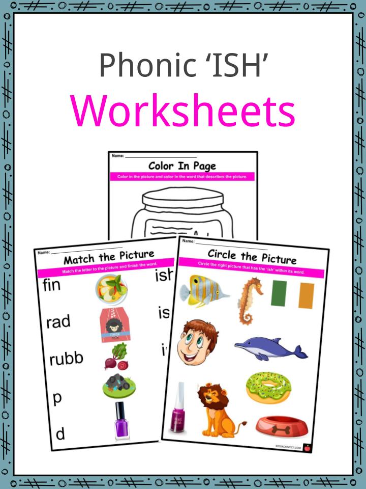 Phonic ‘ISH’ Worksheets