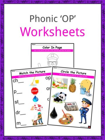 Phonic ‘OP’ Worksheets