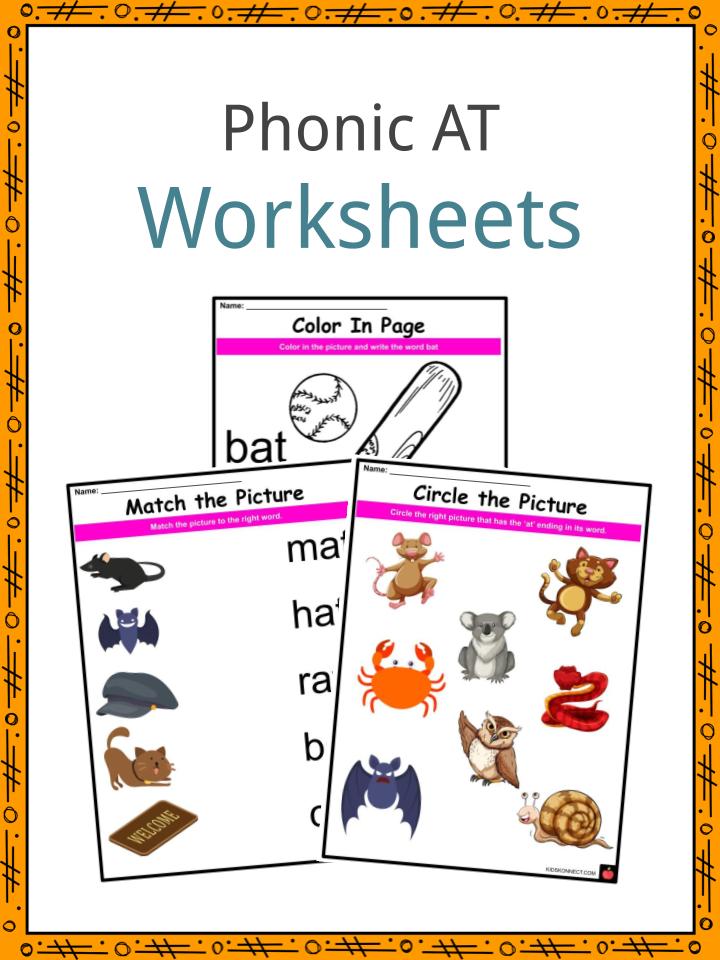 Phonics AT Worksheets
