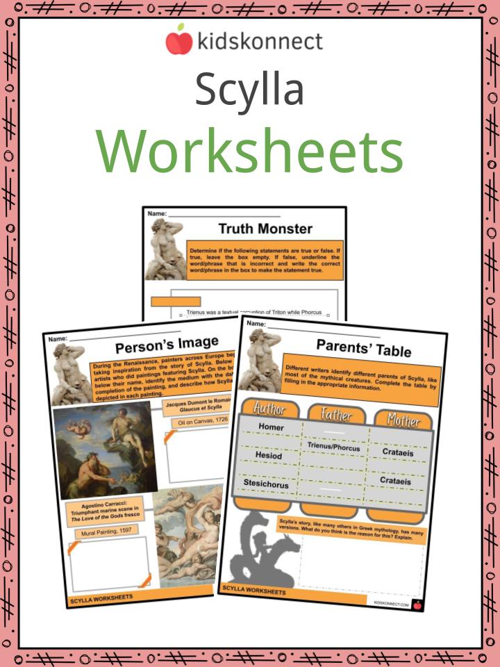 Scylla Facts, Worksheets, Description, Parentage & Mythology For Kids