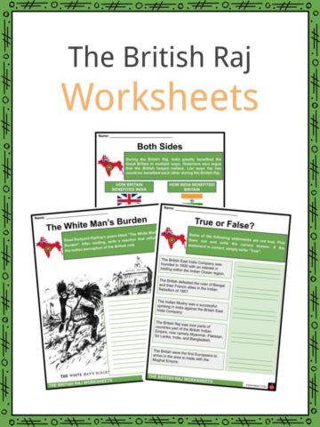 The British Raj Worksheets