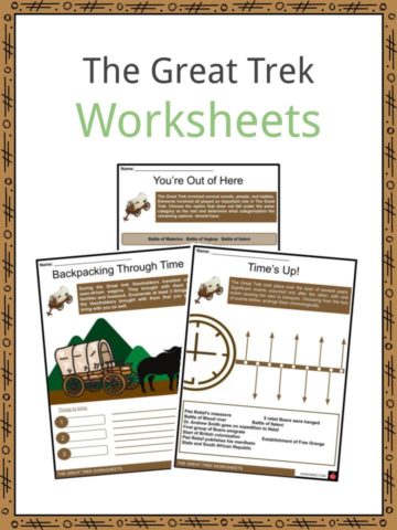 The Great Trek Worksheets