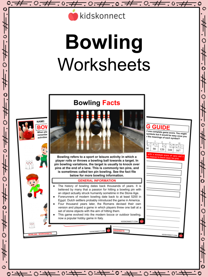 Bowling Facts Worksheets KidsKonnect