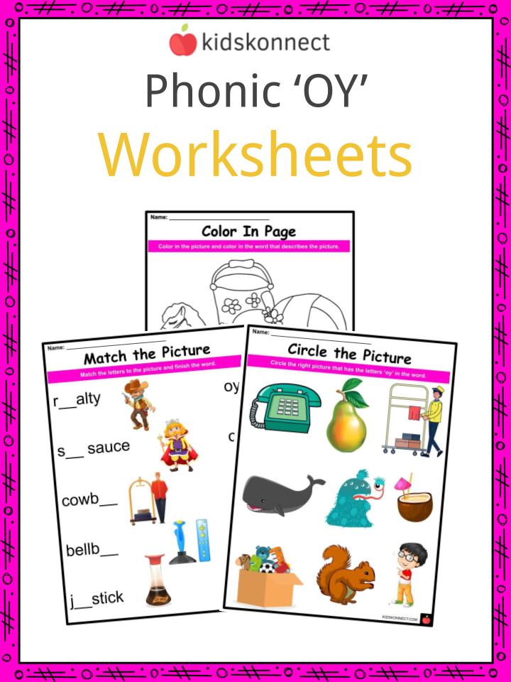 Phonic ‘OY’ Worksheets