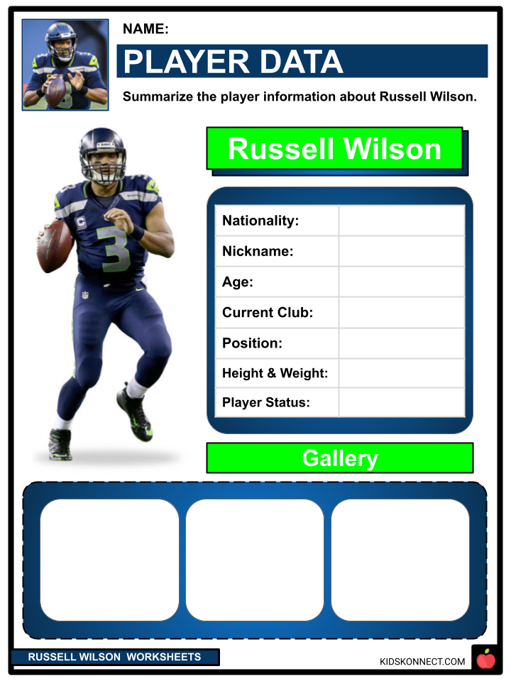 russell wilson football coloring pages
