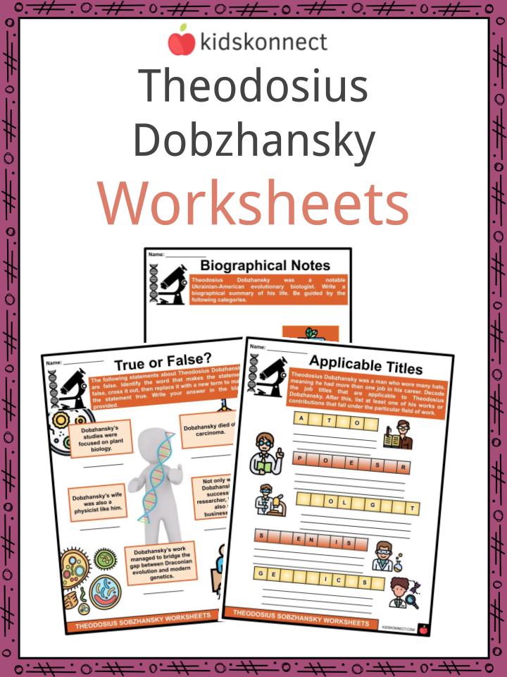 Theodosius Dobzhansky Worksheets