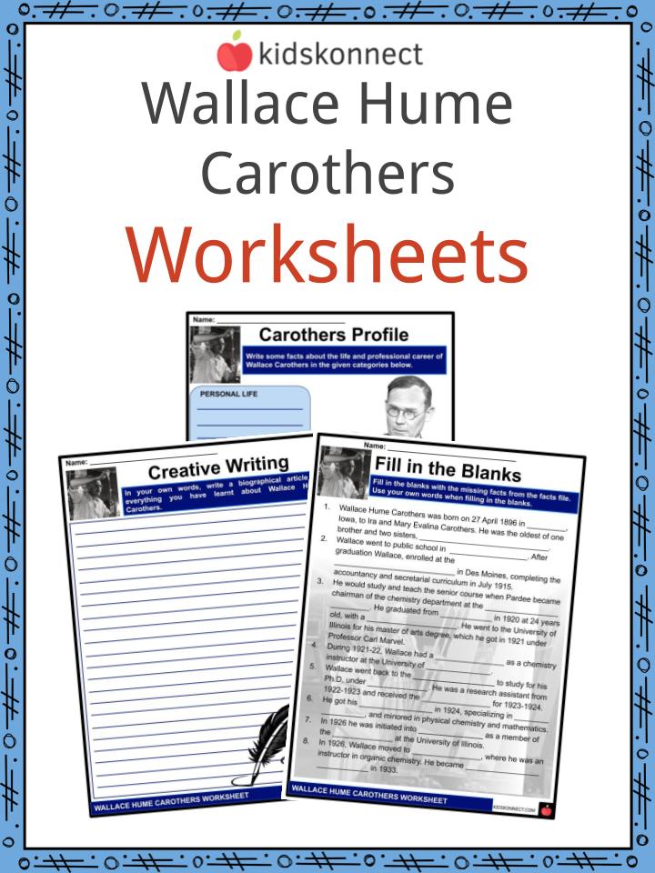 Wallace Hume Carothers Worksheets