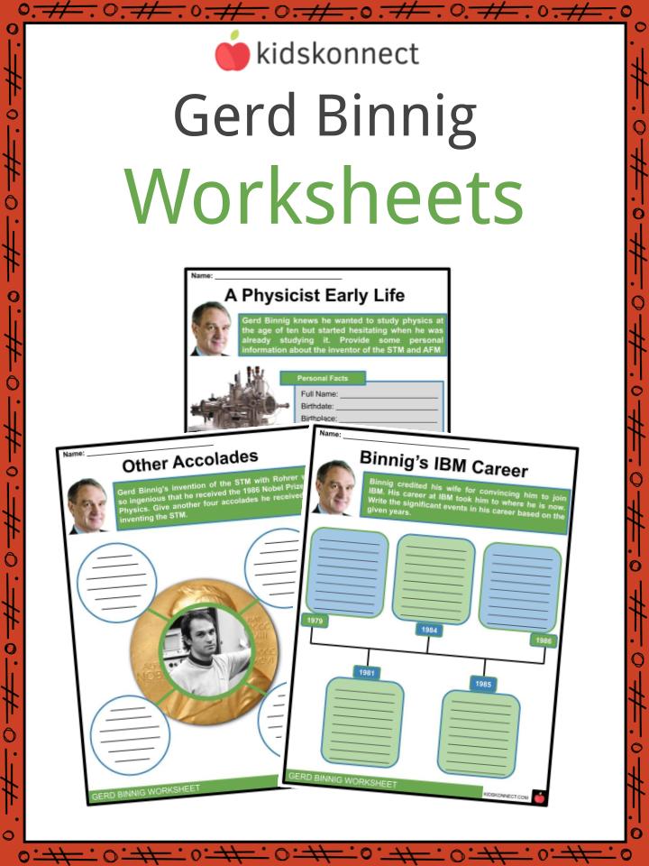 Gerd Binnig Worksheets