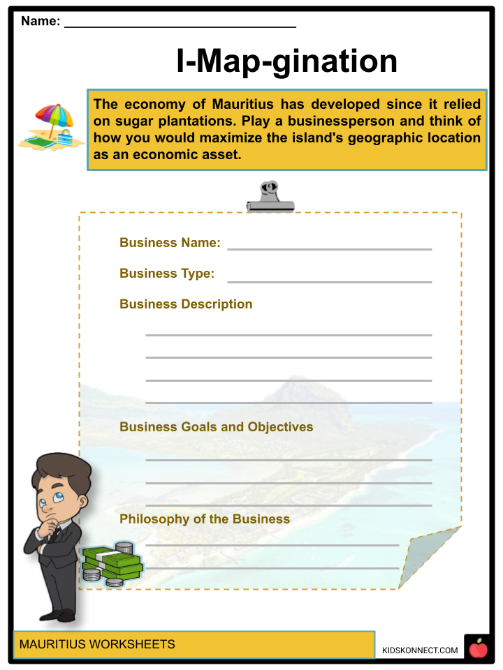 Mauritius Worksheets