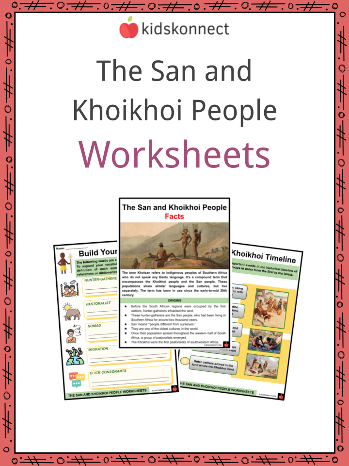 the san khoikhoi people facts worksheets origins history for kids