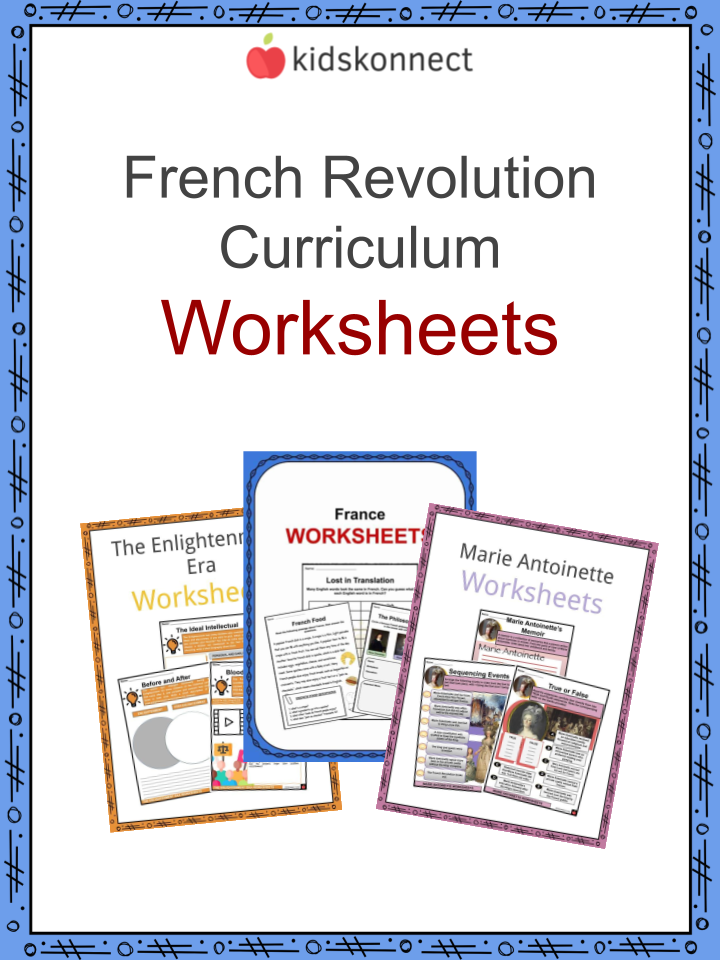 French Revolution Curriculum Facts, Worksheets & Lesson Plan For Kids