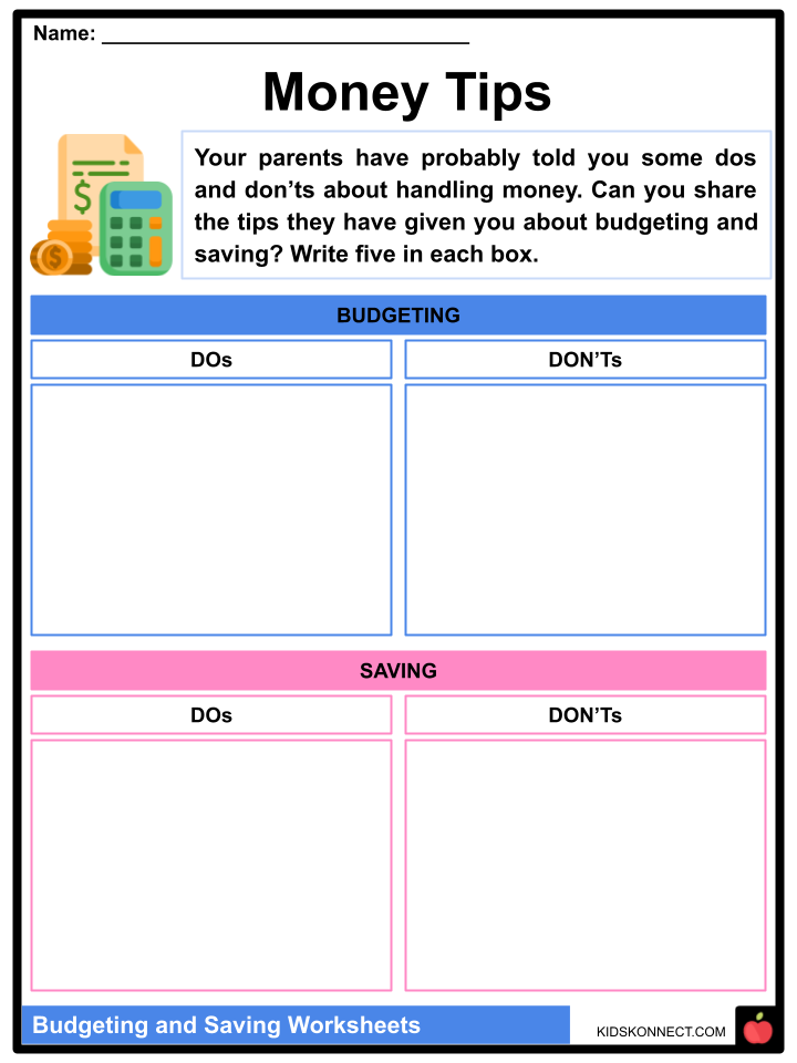budgeting-and-saving-facts-worksheets-for-kids-kidskonnect