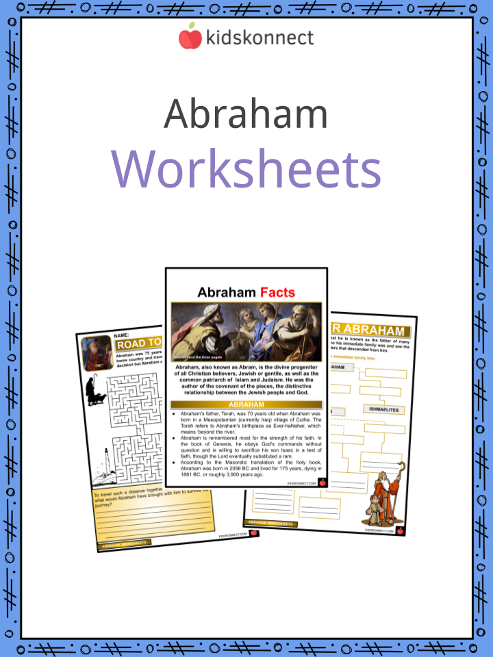 Abraham Worksheet for Kids | History and Religious Beliefs