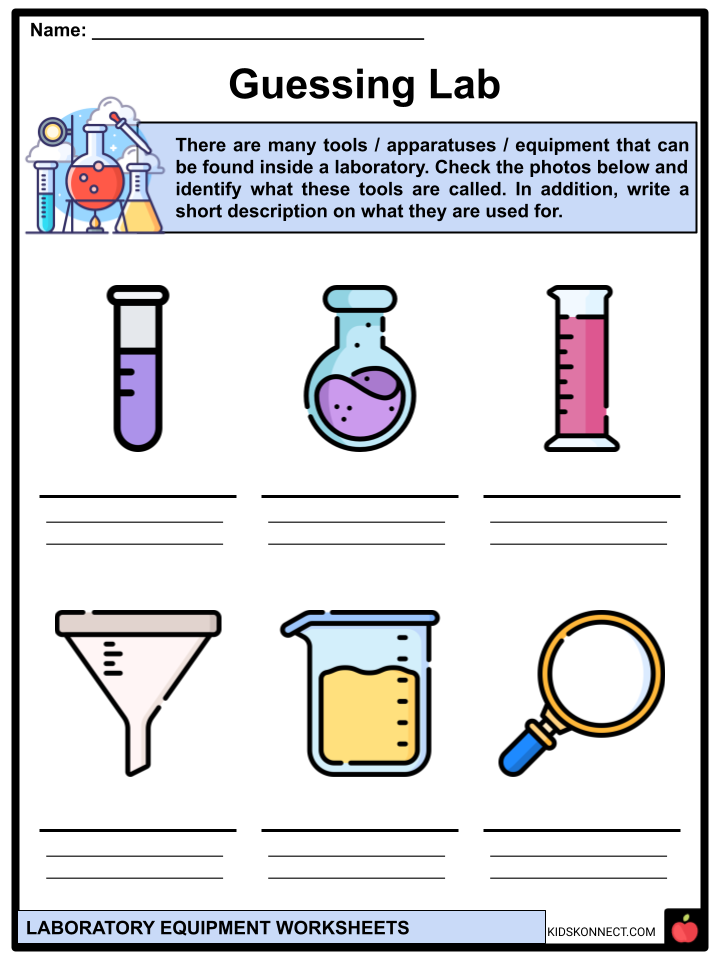 Identify Science Lab Equipment Worksheet