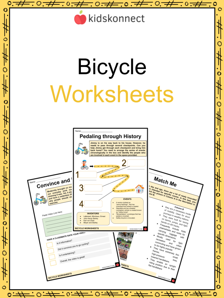 Bicycle Worksheets 6 