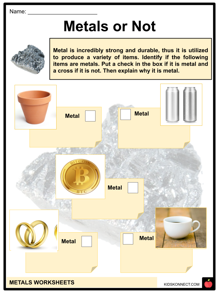 metals-facts-worksheets-discovery-charateristics-uses