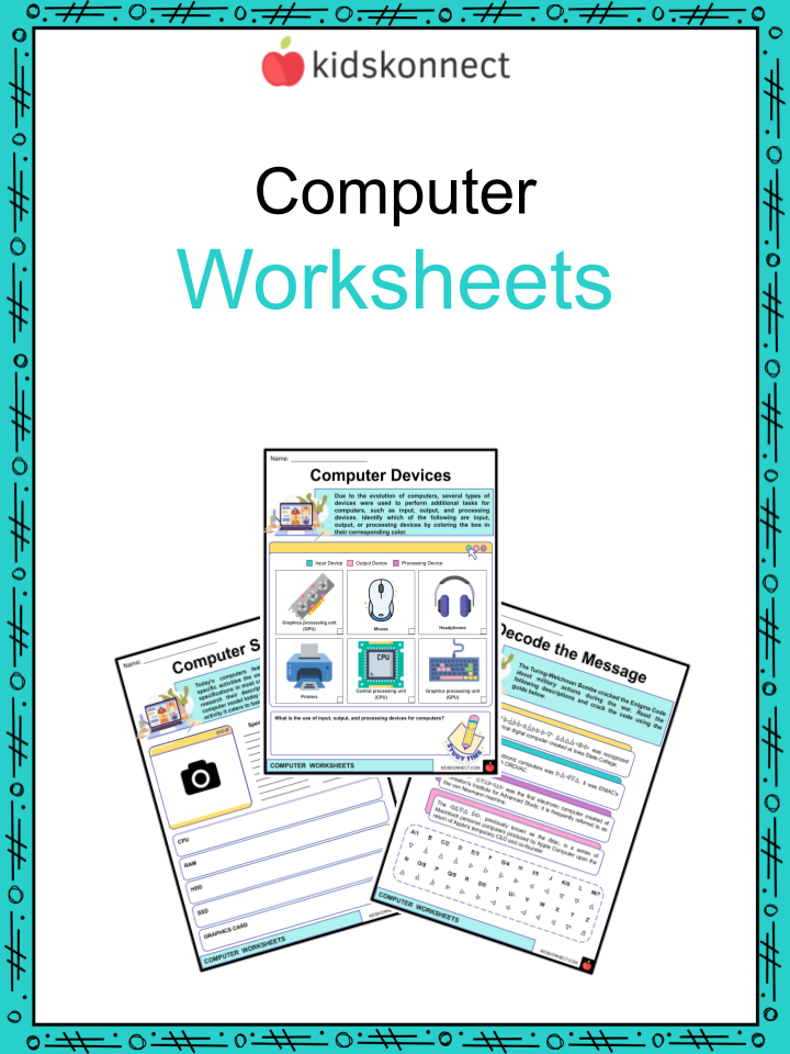 Computer Worksheets Facts History Development Uses