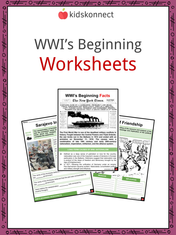 wwi-s-beginning-facts-worksheets-kidskonnect