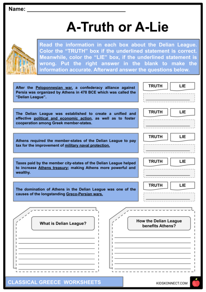 Classical Greece Worksheets