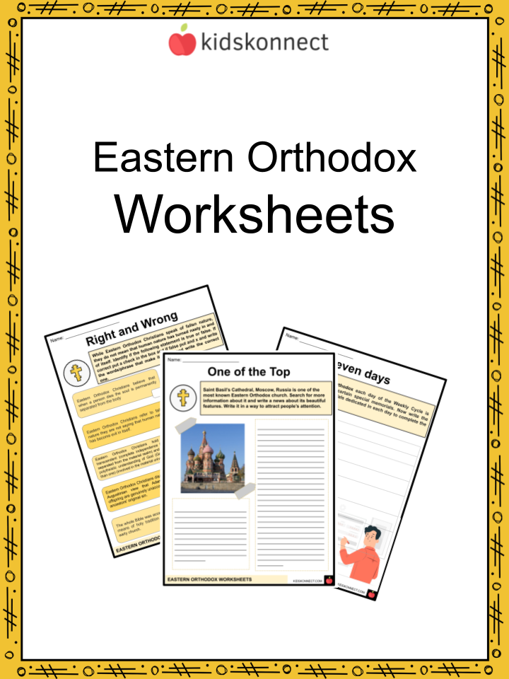 Eastern Orthodox Facts Worksheets