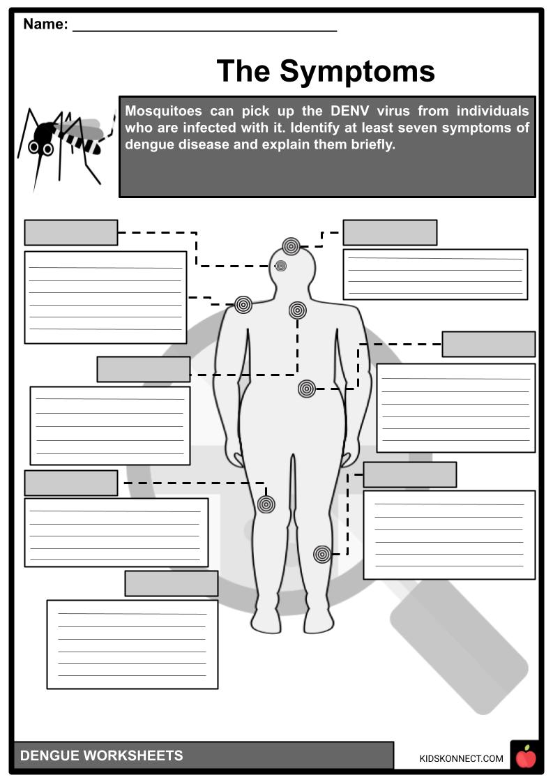 Dengue Fever Worksheets