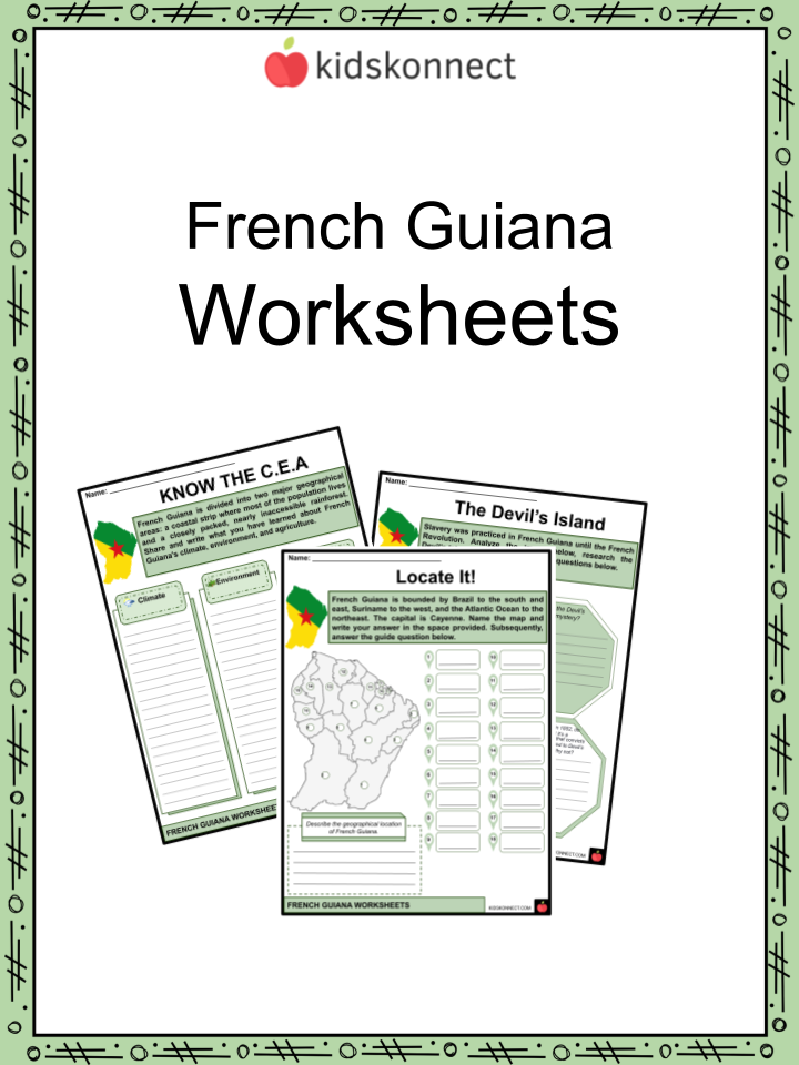 French Guiana Facts & Worksheets